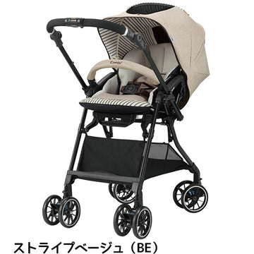 コンビ ホワイトレーベル スゴカルα 4キャス compact エッグショック HT コンパクトモデル ベビーカー ストライプベージュ(BE)【P/N】【送料無料 沖縄・一部地域を除く】【2020年モデル】